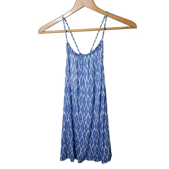 Joie Blue Patterned Tank Top Size Medium - Picture 1 of 8